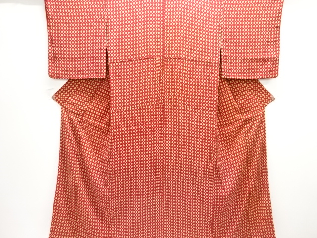 JAPANESE KIMONO / ANTIQUE KIMONO / SILK / KINSHA / ABSTRACT